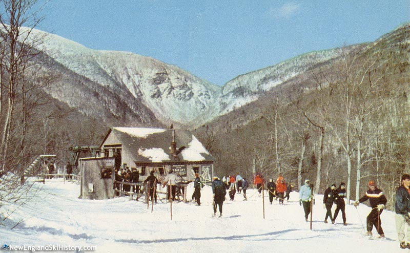 The Mt. Mansfield T-Bar circa the 1950s