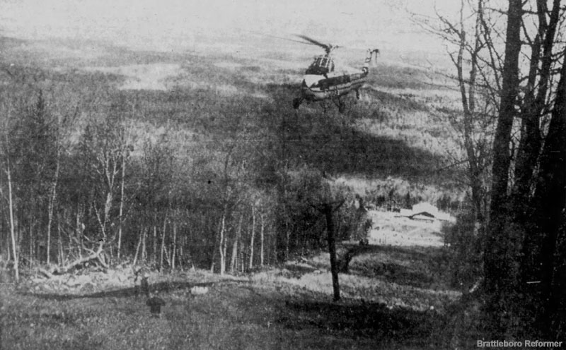 Installing towers (October 1961)