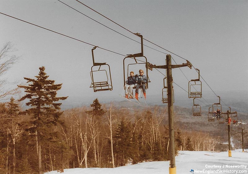The lift line circa the 1970 or 1980s