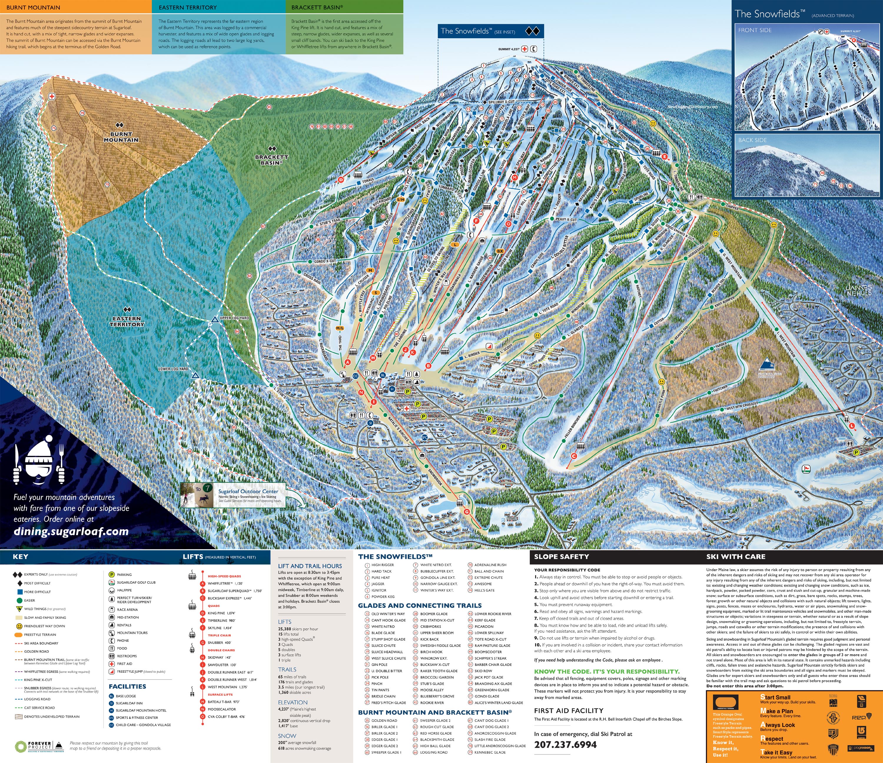 2024-25 Sugarloaf Trail Map - New England Ski Map Database ...