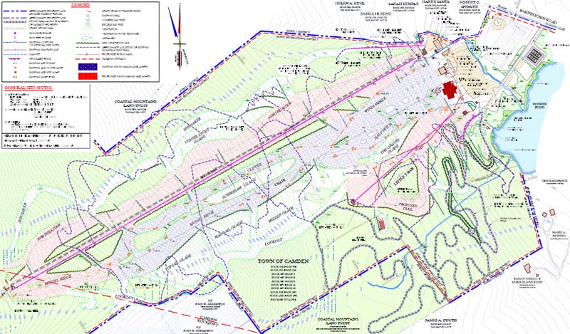 A 2014 map of the proposed redeveloped ski area