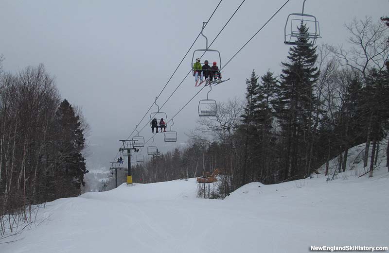 The triple chairlift (March 2015)