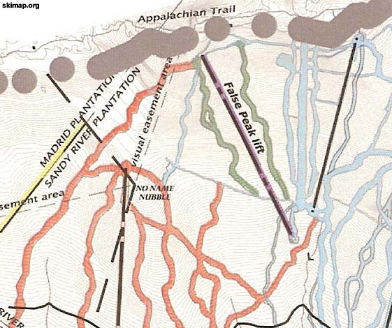 An April 2007 development map of False Peak