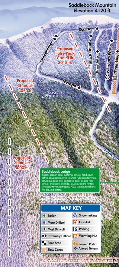 No Name on the 2008-09 Saddleback Trail Map