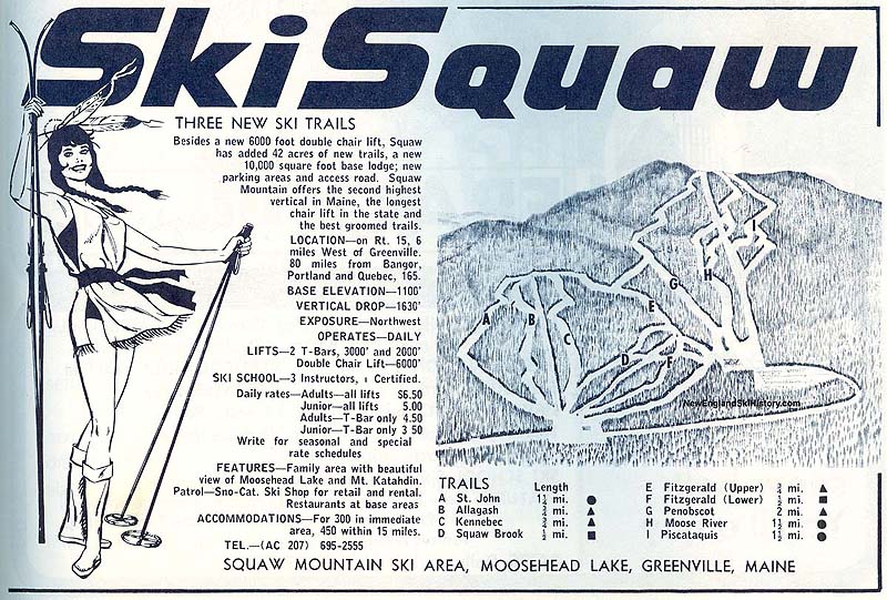 A 1967 advertisement and map of the new Upper Mountain area