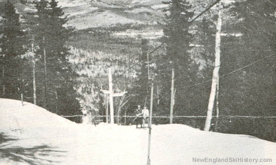 One of the Locke Mountain T-Bars in the early 1960s