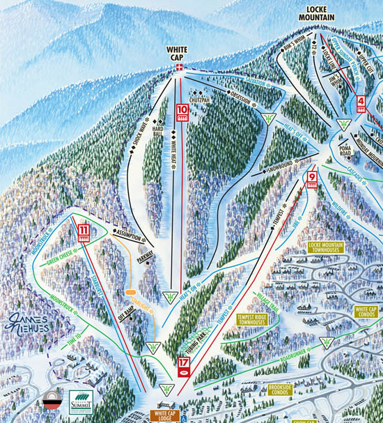 Whitecap Mountain Trail Map Whitecap - Sunday River - New England Ski Area Expansions