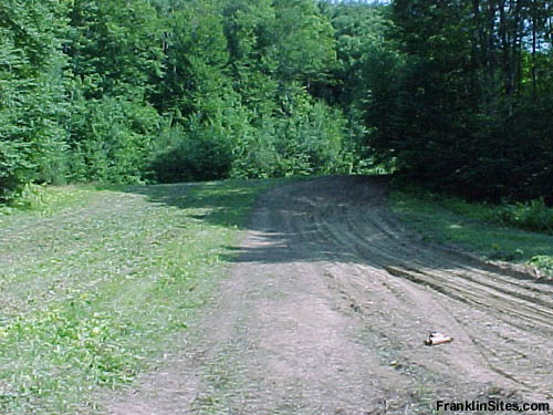 The Running Brook trail during Wilderness Peak work in 1999