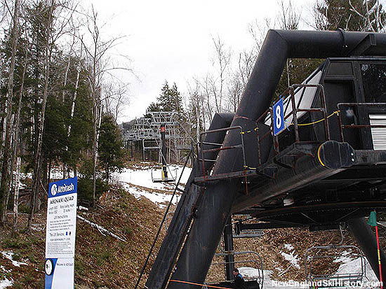 The original bottom terminal location of the Abenaki Quad (2006)