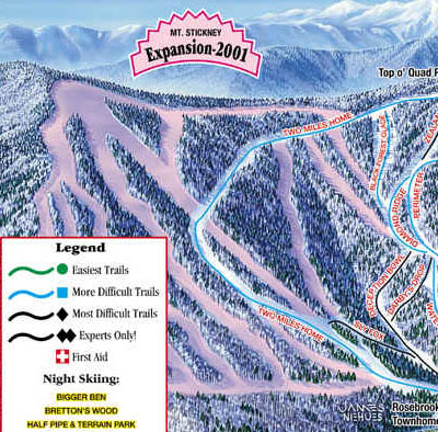 Mt. Stickney - Bretton Woods - New England Ski Area Expansions