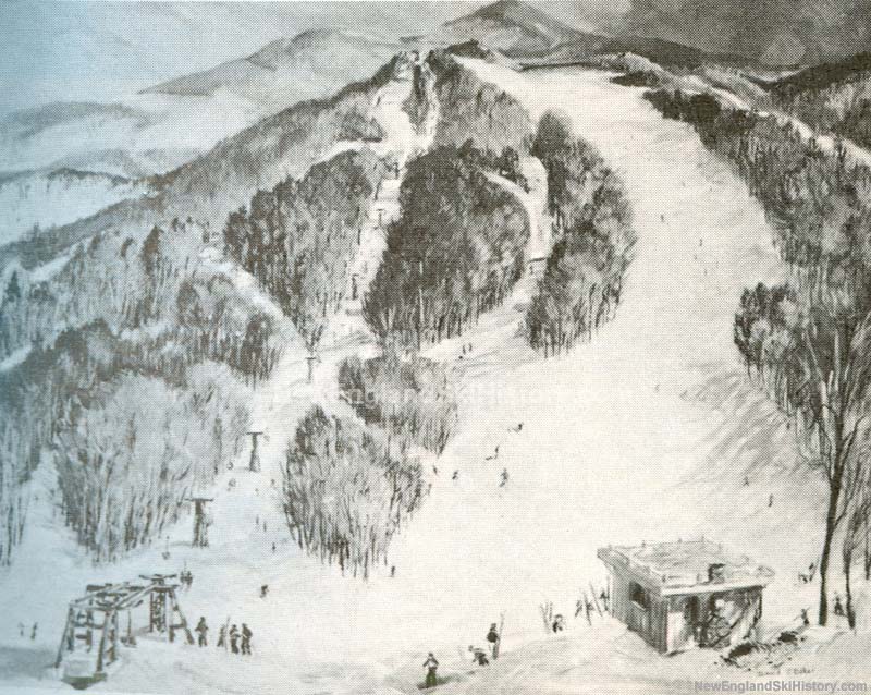 A circa 1962 rendering of the East Bowl