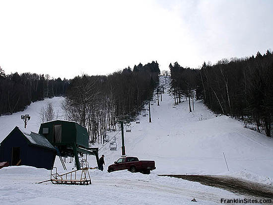 Getting ready to open the chairlift in 2005