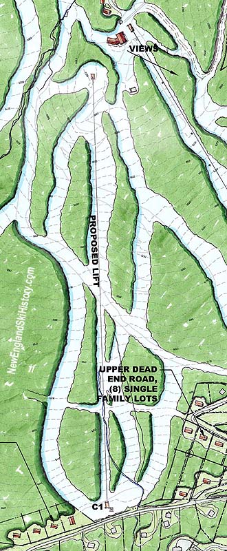 A 2011 Plymouth Notch Dead End Road proposal map