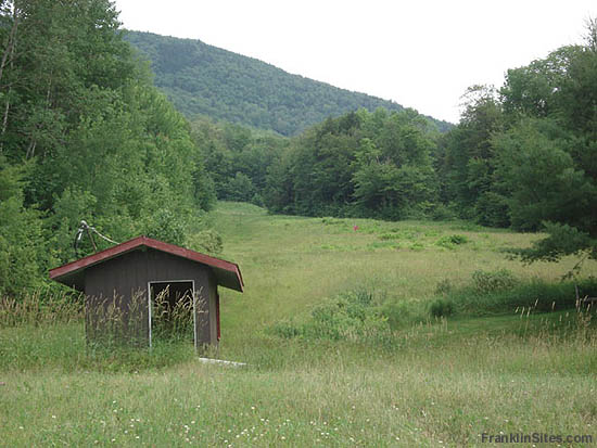 The old double chairlift line on the Little Dipper slope (2006)