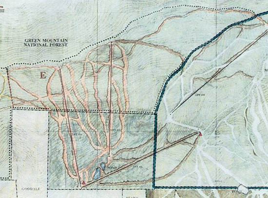 The proposed Deerfield Ridge Link in a 1989 plan