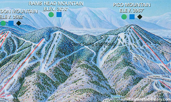 A 2001 rendering of the Killington Pico Interconnect