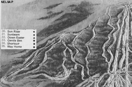 The Sun Bowl as seen on the 1968 trail map