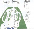 2018-19 Baker Mountain Trail Map