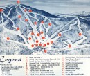 1964-65 Gunstock Trail Map