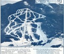 1967-68 Ascutney Mountain Trail Map