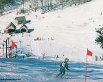 The Bungy T-Bar (background) circa the 1970s