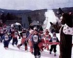 The lift line (background) (1980s)