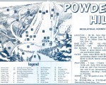 1969-70 Powder Hill trail map