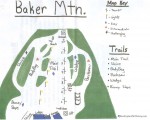 2018-19 Baker Mountain Trail Map