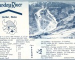 1967-68 Sunday River Skiway Trail Map