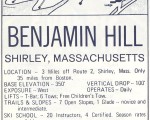 1970-71 Benjamin Hill Trail Map