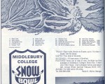 1970-71 Middlebury College Snow Bowl trail map