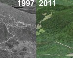 Enchanted Mountain Aerial Imagery, 1997 vs. 2011