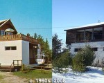 Mt. Whitter Gondola top terminal, 1960s vs. 2008