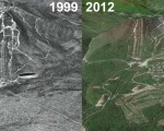 Jay Peak Aerial Imagery, 1999 vs. 2012