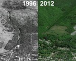 Norwich University Ski Area Aerial Imagery, 1996 vs. 2012
