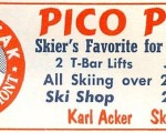 1960-61 Eastern Ski Map
