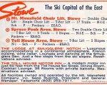 1965-66 Eastern Ski Map