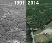 Hermon Mountain Aerial, 1991 vs. 2014