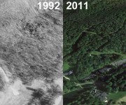 Easton Aerial Imagery, 1992 vs. 2011