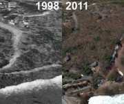 Snow Hill at Eastman Aerial Imagery, 1998 vs. 2011