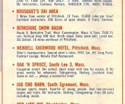 1955-56 Eastern Ski Map