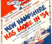 1953-54 Eastern Ski Map