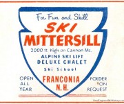 1952-53 Eastern Ski Map