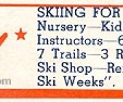 1955-56 Eastern Ski Map