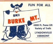 1957-58 Eastern Ski Map