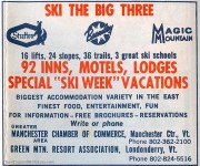 1965-66 Eastern Ski Map