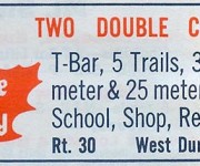 1965-66 Eastern Ski Map