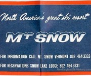 1962-63 Eastern Ski Map