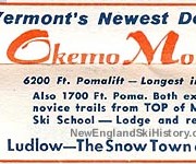 1956-57 Eastern Ski Map