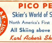 1954-55 Eastern Ski Map